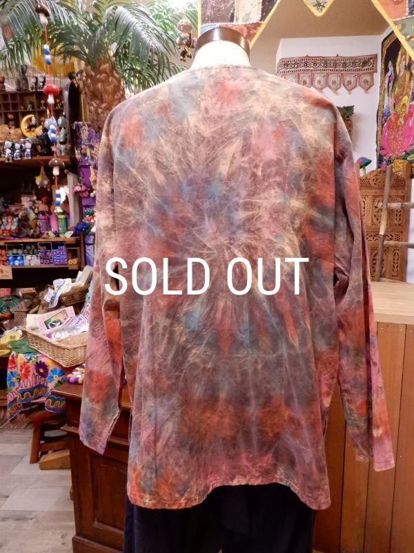 画像3: タイダイ オーム　コットンクルタ (3)