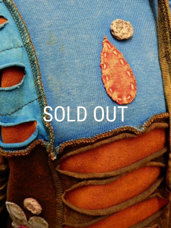 画像12: パッチワーク＆アップリケ ジップジャケット (12)