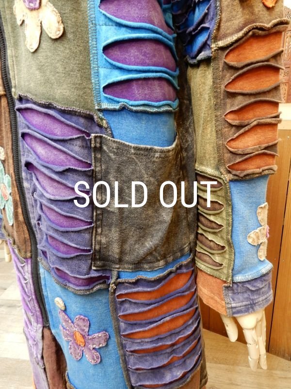 画像8: パッチワーク＆アップリケ ジップジャケット (8)