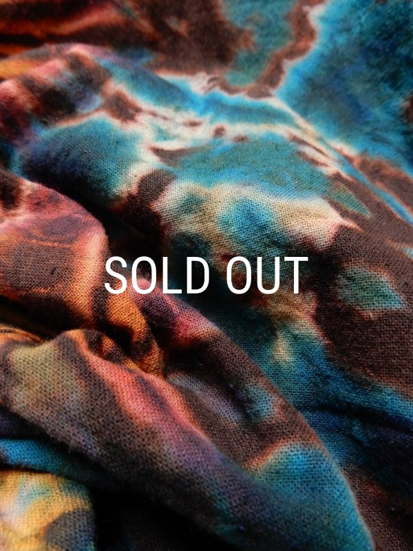 画像12: タイダイ 変形コクーン チュニックワンピース (12)