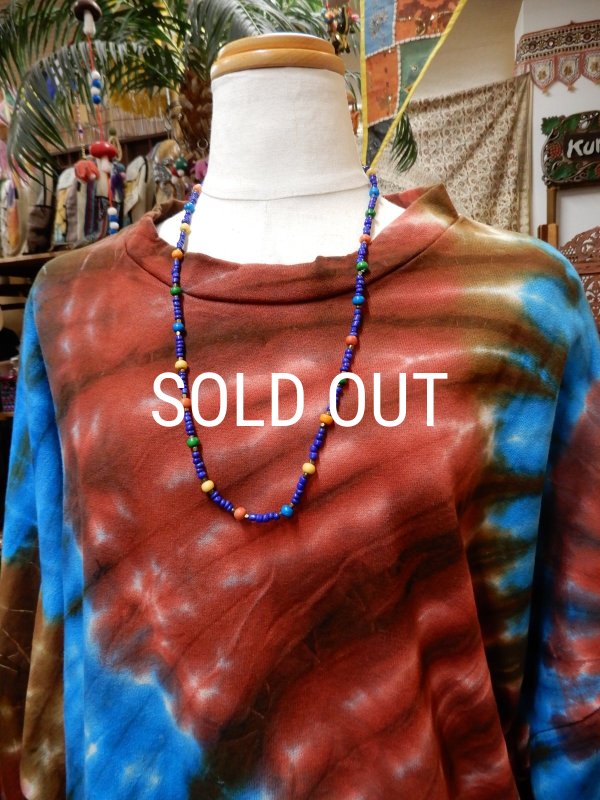 画像2: 裏地起毛 タイダイ オーバーサイズトレーナー (2)