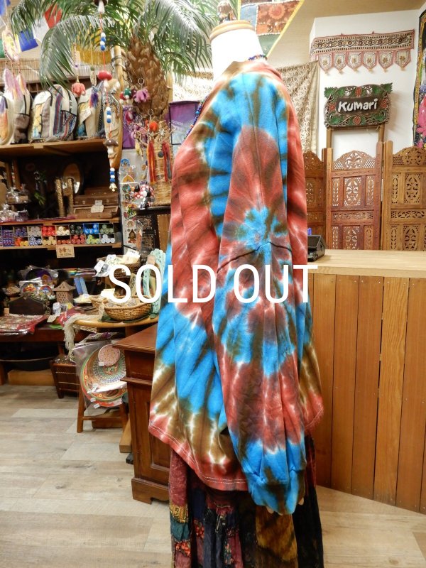 画像3: 裏地起毛 タイダイ オーバーサイズトレーナー (3)