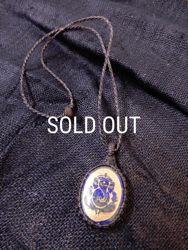 画像5: ガネーシャ 天然石ネックレス (5)