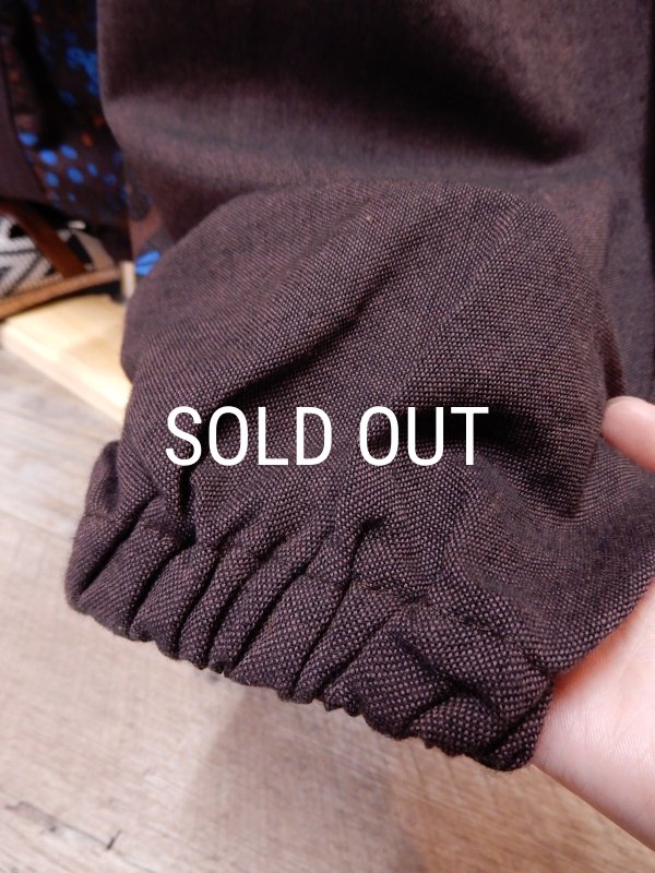 画像12: きのこプリント 切り替えサルエルパンツ (12)