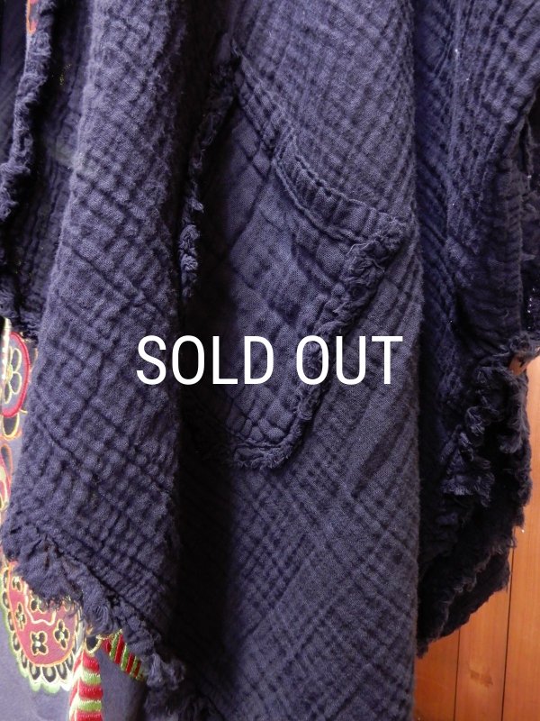 画像10: ダブルガーゼ スクエアカーディガン (10)