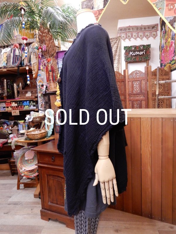 画像2: ダブルガーゼ スクエアカーディガン (2)