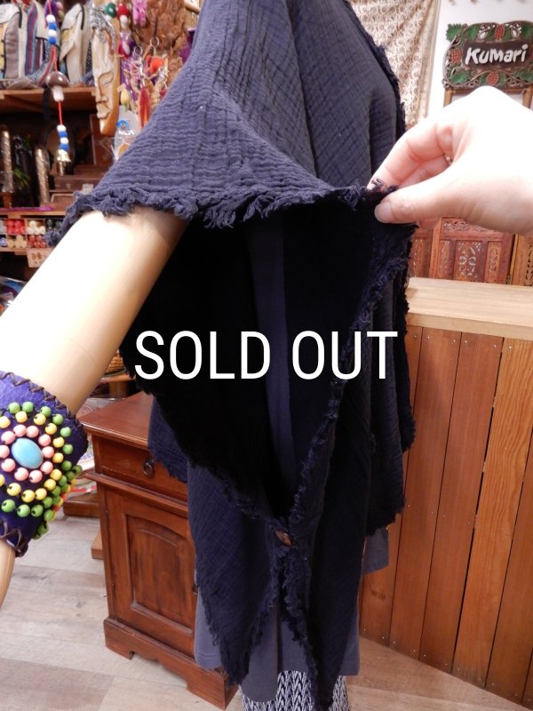 画像6: ダブルガーゼ スクエアカーディガン (6)