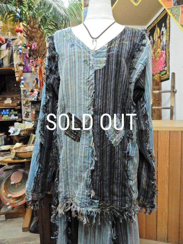 画像14: ボヘミアン トップス＆スカート（セットアップ） (14)