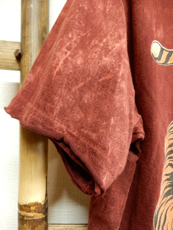 画像4: エスニック サクヤン メンズＴシャツ M (4)