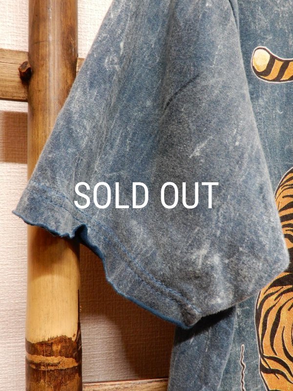 画像4: エスニック サクヤン メンズＴシャツ Ｌ (4)