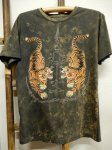 画像1: エスニック メンズＴシャツ M (1)