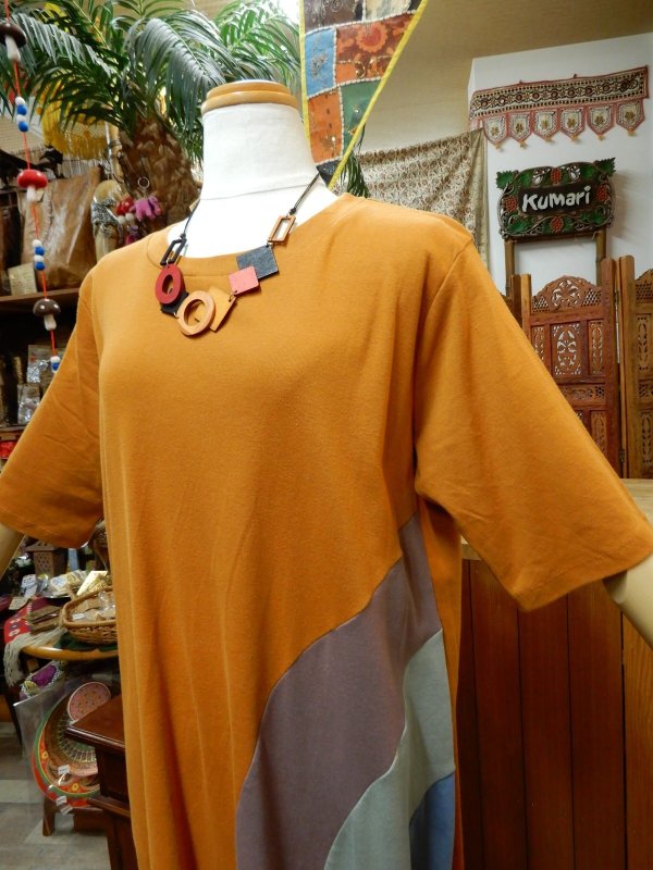 画像5: コクーンシルエット Tシャツワンピース (5)