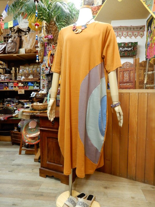 画像7: コクーンシルエット Tシャツワンピース (7)