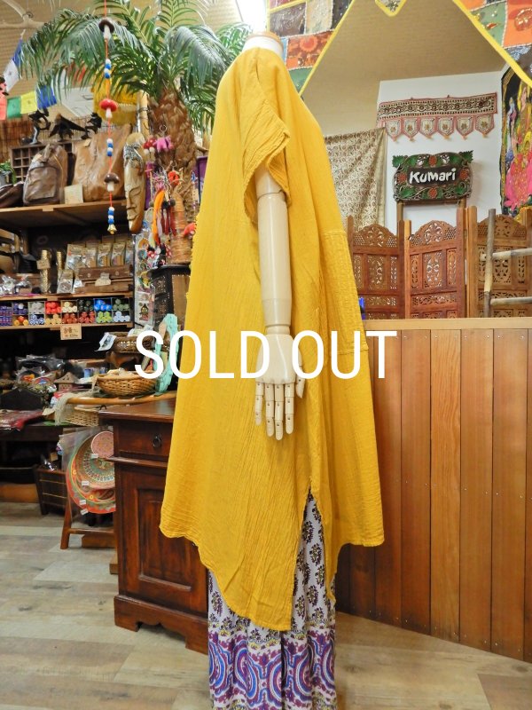 画像4: 裾変形ゆったりコットンワンピース (4)