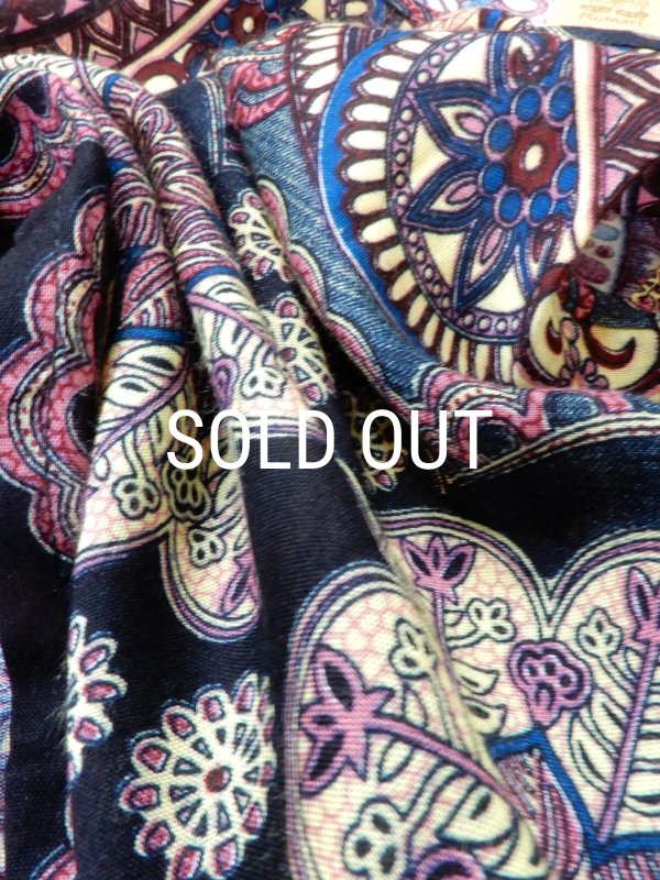 画像7: オリエンタル柄レーヨンタンクトップ (7)