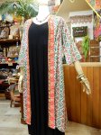 画像1: オリエンタル  七分袖 コットンカーディガン (1)