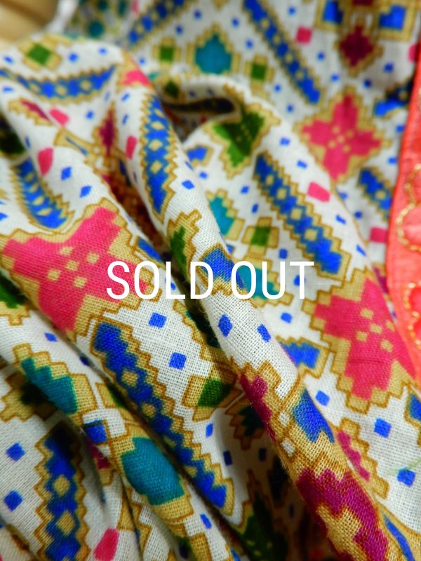 画像11: オリエンタル  七分袖 コットンカーディガン (11)