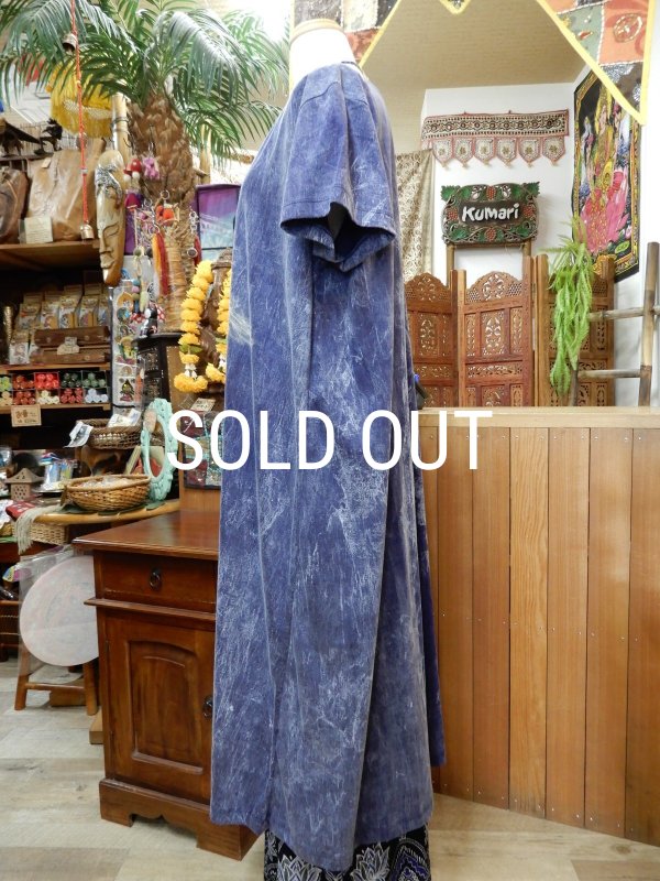 画像2: ハンドペイントＴシャツワンピース (2)