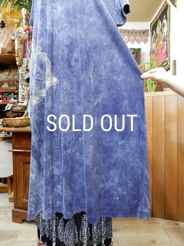 画像8: ハンドペイントＴシャツワンピース (8)