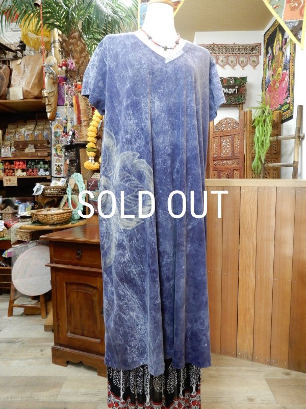 画像7: ハンドペイントＴシャツワンピース (7)