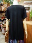 画像3: ロータスプリント スパンデックスＴシャツ (3)