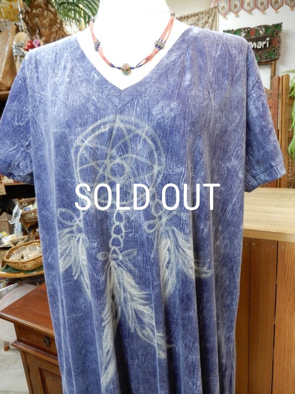画像5: ハンドペイントＴシャツワンピース (5)