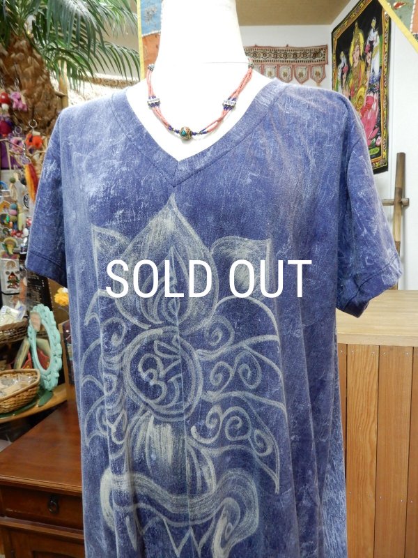 画像5: ハンドペイントＴシャツワンピース (5)
