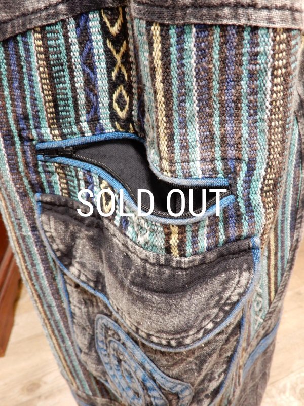 画像13: ゲリ切り替えデザイン ６ポケット アラジンパンツ (13)