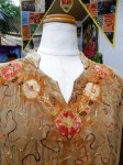 画像5: インドレーヨン チェーン刺繍ロングタンクトップ (5)