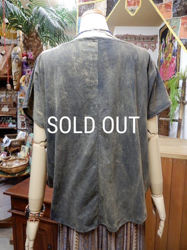 画像4: ハンドペイント コットントップス (4)