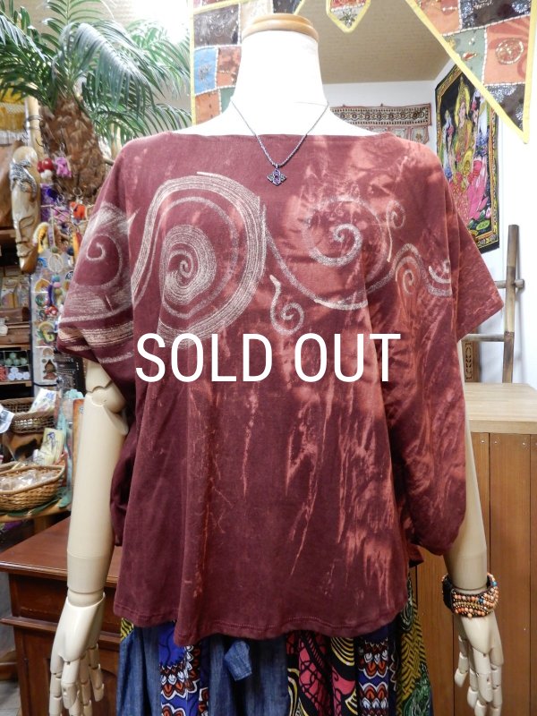 画像2: ハンドペイント コットントップス (2)