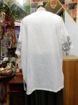 画像3: エスニック メンズ コットン半袖プルオーバー (ガネーシャ) (3)