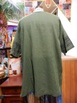 画像3: エスニック メンズ コットン半袖プルオーバー (ガネーシャ) (3)
